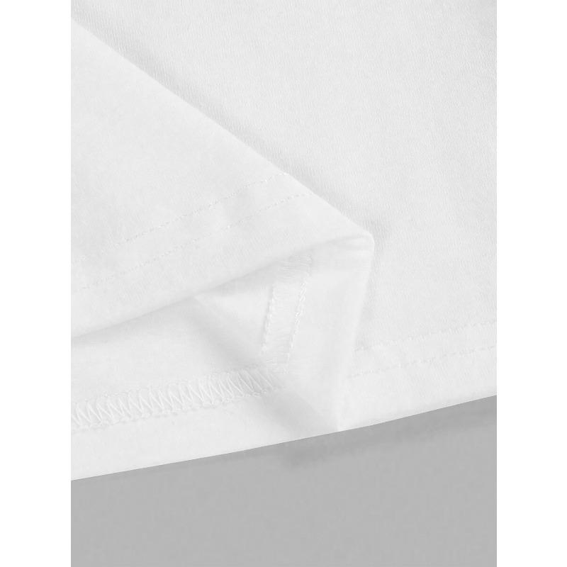 Europese maten T-shirt met korte mouwen met grafische prints van Mooie Lippen, Diamanten, Edelstenen en Dollarsymbolen, Casual Top met Ronde Hals