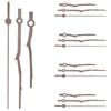5 Sets DIY Clock Hands Wall Clock Hands Wood Clock Hands Repair Wooden Clock Hands for Replacement