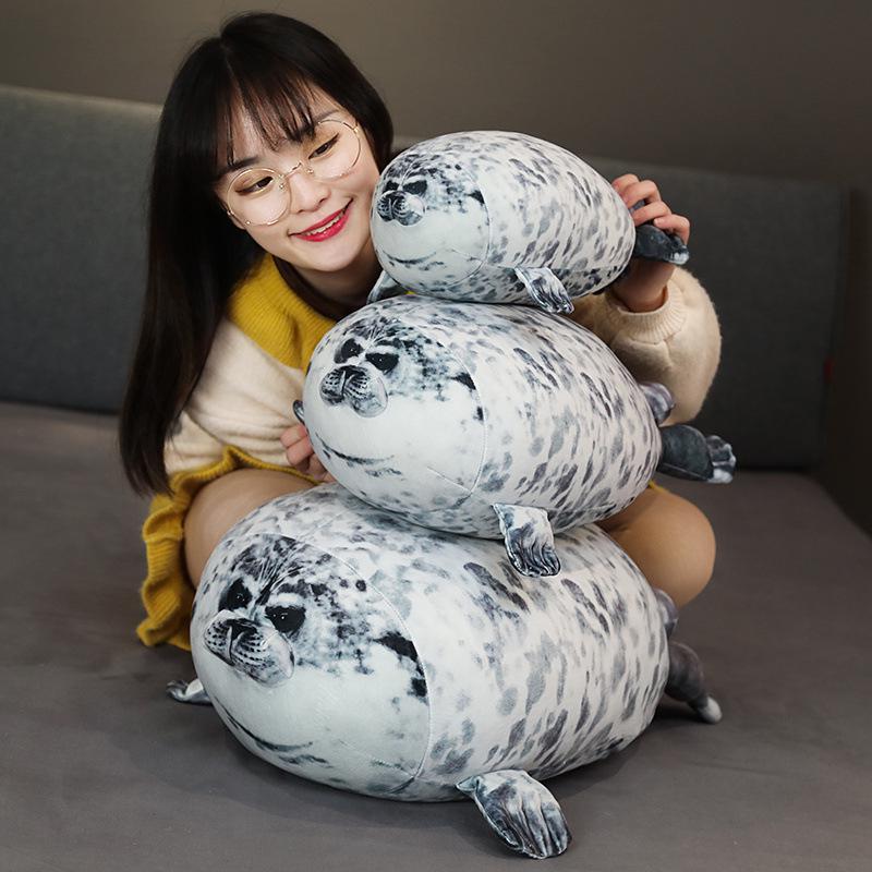 Osaka Spotted Seal Pillow Plush Toy