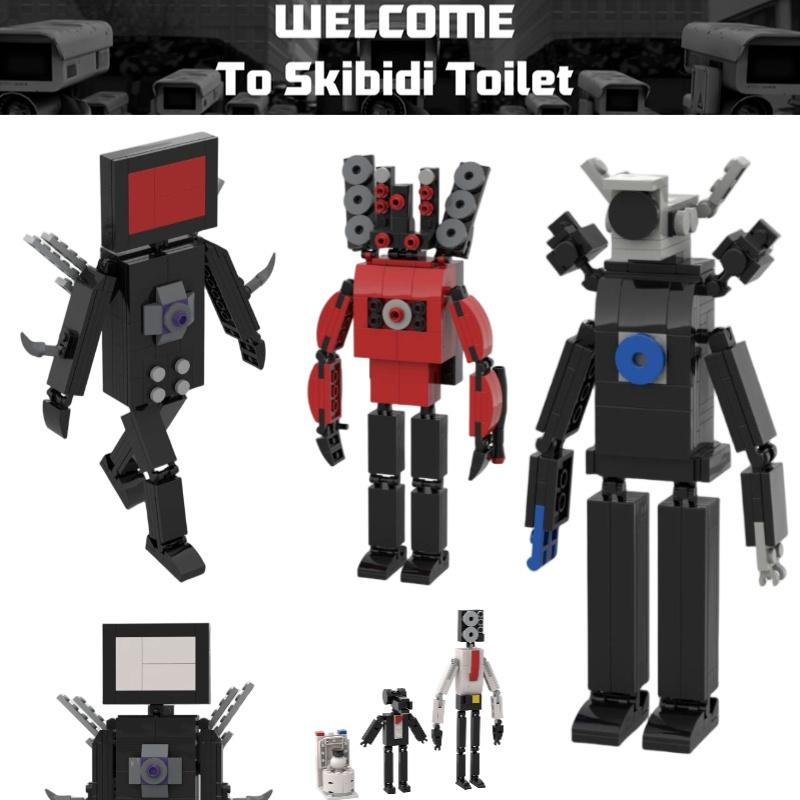 Mgw Labyrinth Hexe Plastikbausteine Spielzeug Skibidi Toilette Vs Überwachungsmann Heißes Spiel