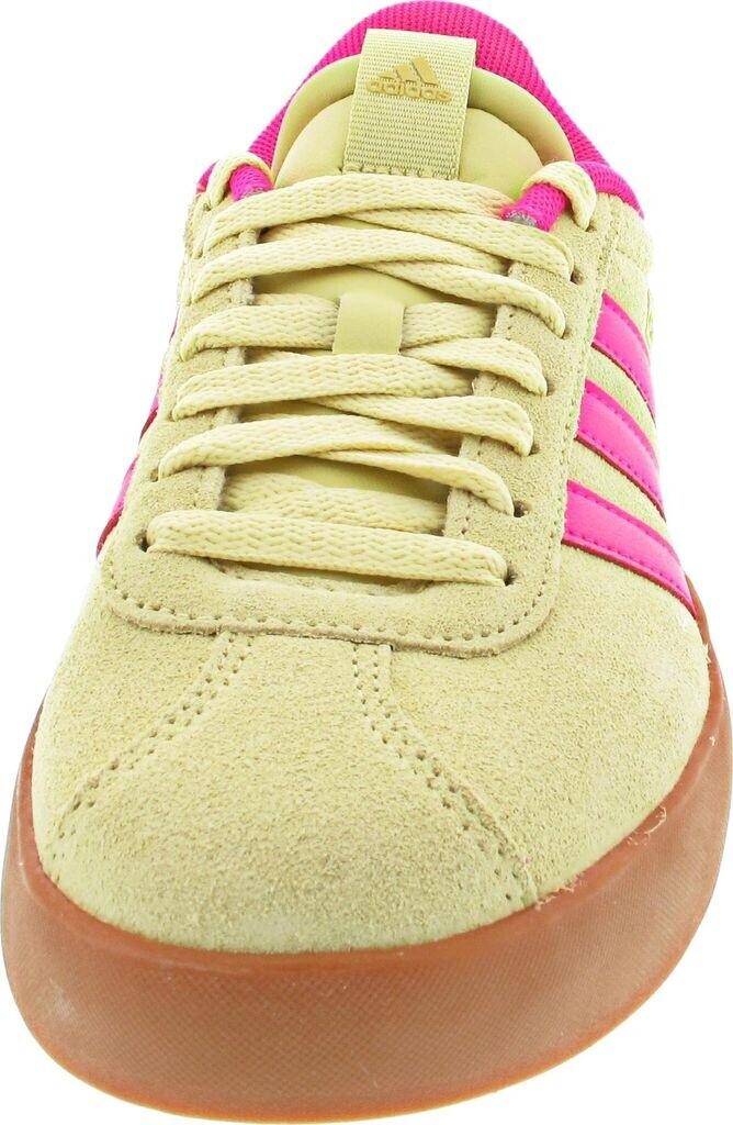 Кроссовки Adidas VL Court 3.0 Women пудровый желтый/шоковый розовый/золотой