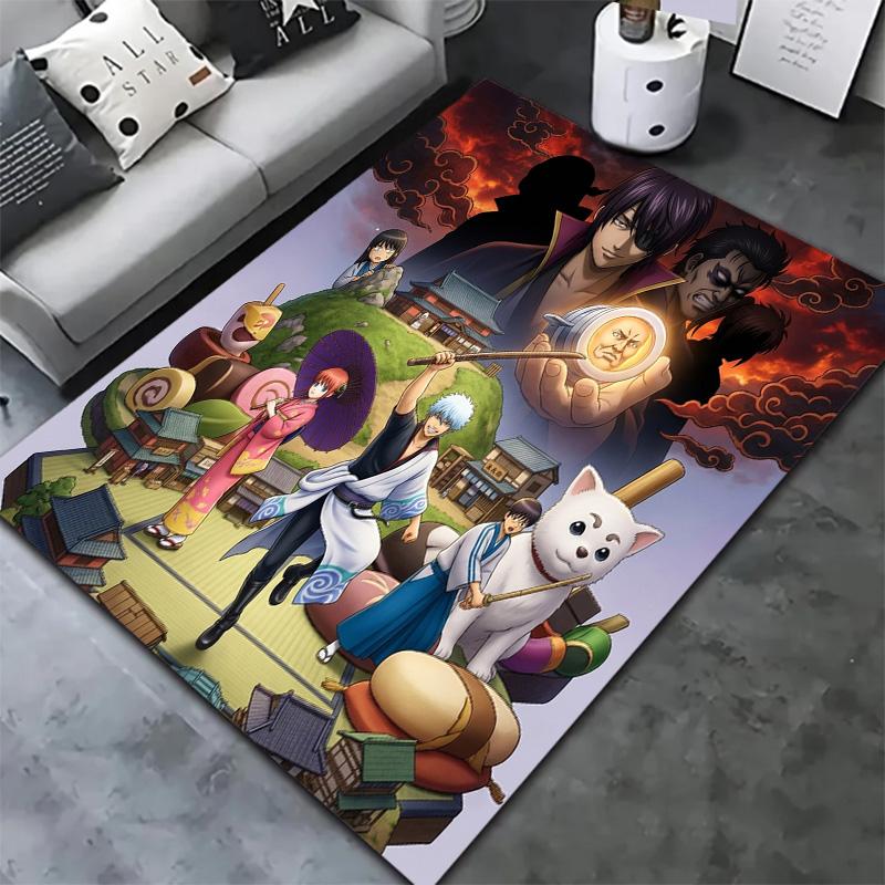 Gintama Carpet Rug For Living Room Bedroom Home Sofa Decoration Kids Play Nonslip Floor Mat