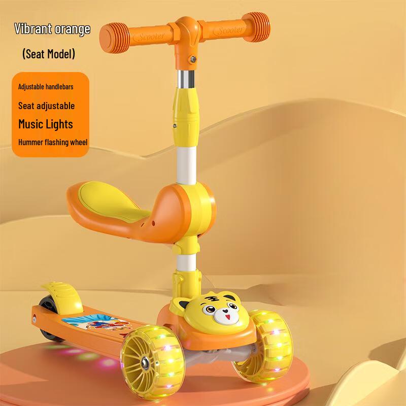 WEZHO Kids Scooter with Seat