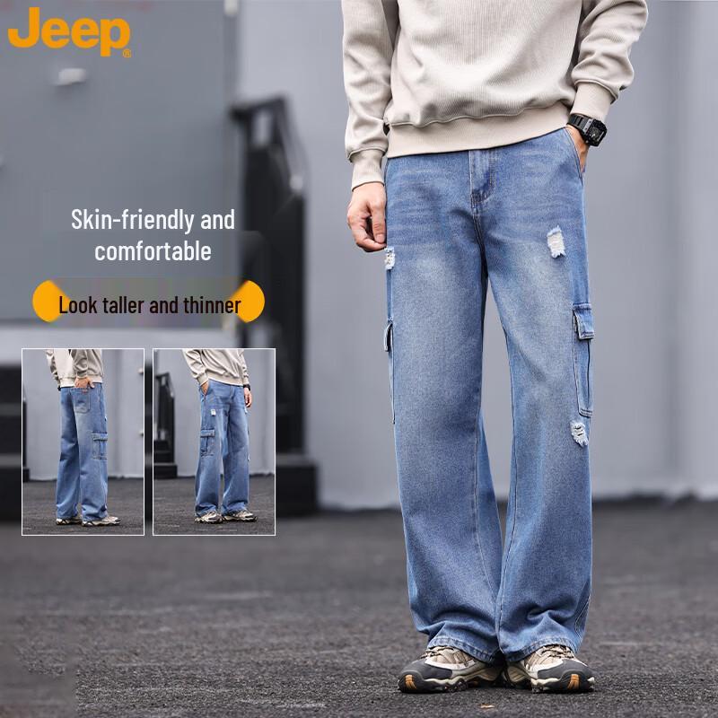 JEEP Men s Straight-Fit Casual Jeans 29