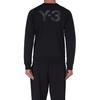 Y-3 Large Back Logo Cotton Sweatshirt Men Tops Black S13583