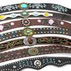 Fashion PU Cowhead Belt Adjustable Handwoven Hat Decoration Handmade Hats Bands Men