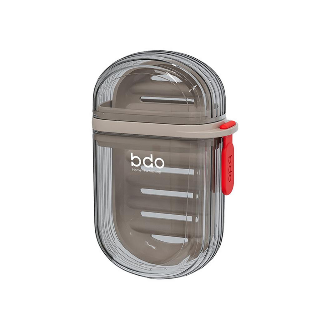 Creative Sealed Drain Portable Small Soap Box Business Trip Convenient Travel Soap Box Light Luxury Travel Soap Box