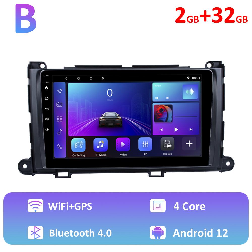 

REAKOSOUND DSP Android для TOYOTA SIENNA 2011-2014 автомобильный радиоприемник мультимедийный видеоплеер GPS Navi стерео Carplay 2+32