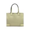 Tory Burch Ella Double T Logo Lightweight Magnetic Snap Closure Fabric And Synthetic Leather Tote Bag Women Tote Bags Olive-Green 88578-300