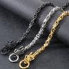 Luxury Gold Color 316L Stainless Steel Chinese Dragon LONG Necklace for Men 6mm Width 72cm Long Fashionable Jewelry Accessory