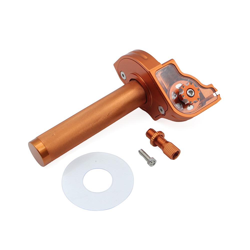 22mm CNC Aluminum Quick Twist Throttle Grip with Cable Motorcycle Accelerator Handlebar for Dirt Pit Bike ATV Quad