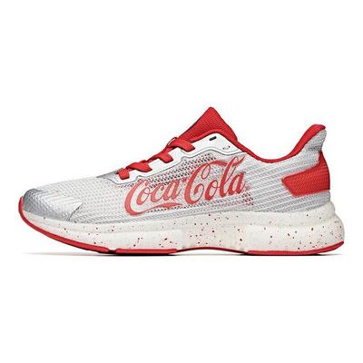 Coca Cola X Bubble Zapatillas de Running de Caña Baja Duraderas Transpirables para Hombre Zapatillas de Running Blanco Rojo 112025520-13