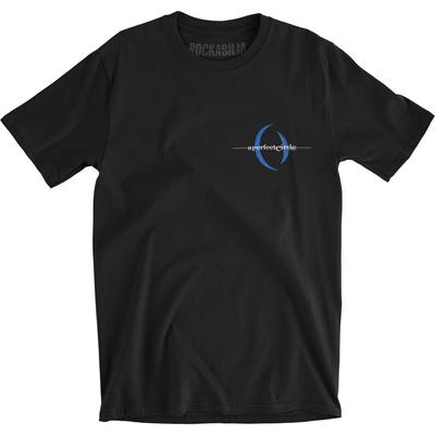 Perfektní kruh Osmihranné srdce Úzký střih Tričko Velikost X-Large Černá Unisex Tričko