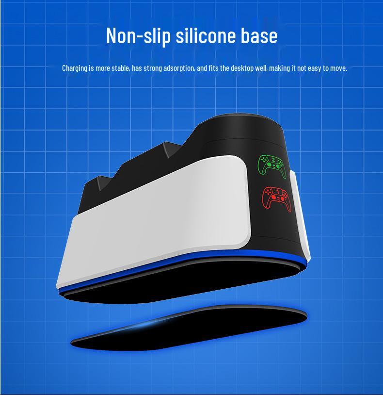 PS5 Dual Controller Fast Charging Dock with RGB Lights