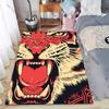 15 Sizes Japanese Tiger Pattern Painting Printed Carpet Fashion Mat Non -slip Carpet Rug Outdoor Carpet Door Mat Play Mat Gift
