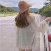 Women's Knitted Shirt Summer Cardigan Sunscreen Clothes Retro Chic Lazy Loose Thin Style