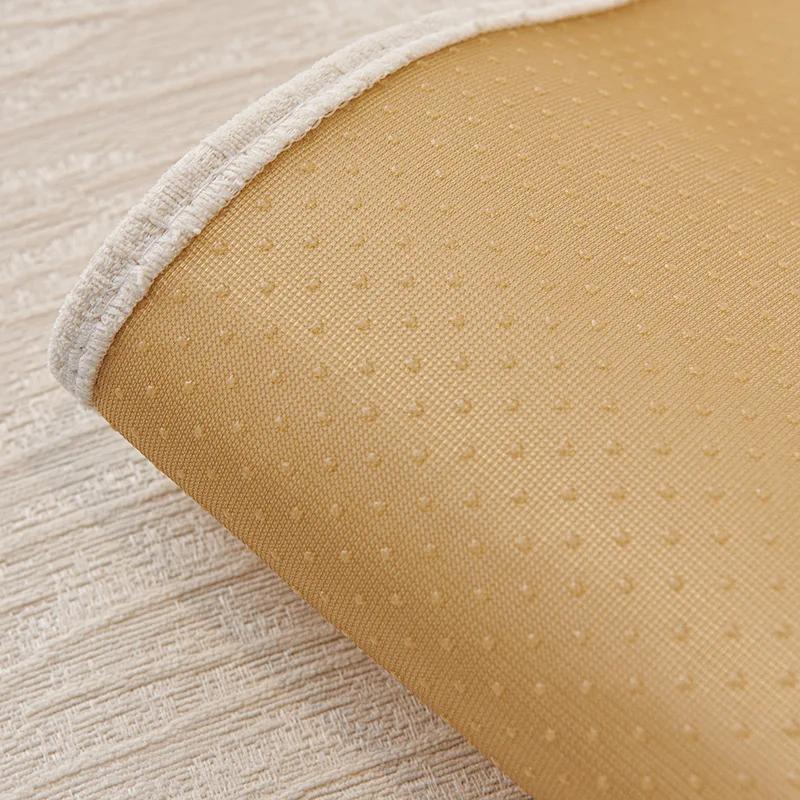 Embroidery Jacquard Chenille Sofa Cover for All Seasons Living Room Non-slip Leather Sofa Seat Cover Couch Slipcover, Sofa Towel