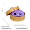 Cute Bubble-Blowing Squeeze Bun With Steamer Basket Toy Squishy Dumpling Stress Relief Fidget Toy Gift