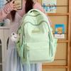 Schoolbag Junior high school student schoolbag Korean version sweet high-value bow student multi-layer burden reduction backpack casual backpack
