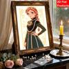 Disney Pearl Painting Frozen 2 Anna Handmade DIY Pearl Gemstone Painting Pictures Crafts Special Shape Home Wall Decoration