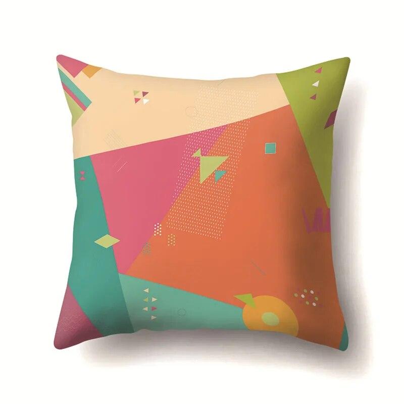 Față de pernă cu dungi geometrice Husă de pernă pentru birou Camera de zi Riding Talie