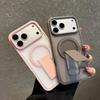 Foldable 2 In 1 Magnetic Stand Matte Phone Case For iPhone 18 17 16 15 14 13 Pro Max Shockproof Minimalist Color Clashes Cover