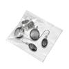 Natürliche Rochenkoralle 925 Sterling Silber Anhänger Tropfen Baumeln Ohrringe Schmucksets für Frauen und Mädchen
