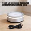 Multiple Color Changing Touch Control LED Crystals Lamp Base with Adjustable Brightness for Atmospheres Lighting