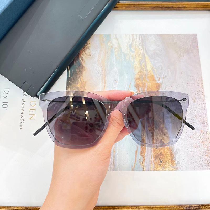 

Датские брендовые солнцезащитные очки из чистого титана, поляризационные мужские квадратные легкие солнцезащитные очки для женщин без винтов, солнцезащитные очки 8334