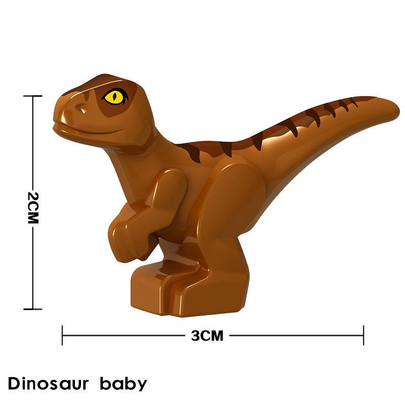 Baby Dinosaur Building Blocks Toys Collection Souvenir Gift Birthday Jurassic Rex Raptor