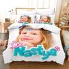 Like Nastya Bedding Set Single Twin Full Queen King Size Bed Set Aldult Kid Bedroom Duvet Cover Sets 3D Anime