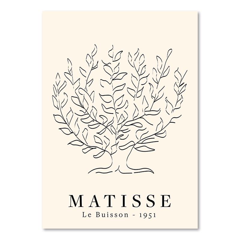 Retro Matisse Canvas Painting Abstract Nordic Girl Coral William Posters Living Room Wall Art Prints Pictures For Home Decor