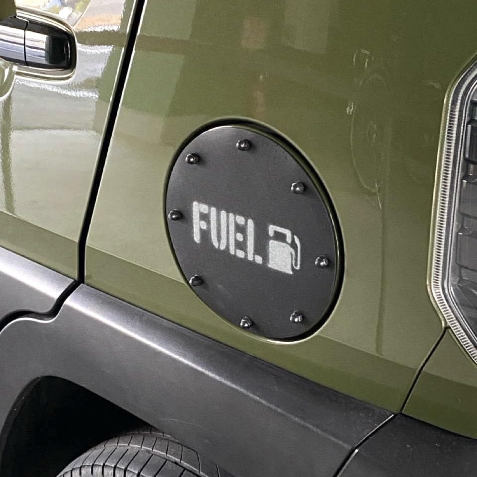 [Taft] Fuel Lid Cover, Fuel Lid Decal, No Drilling Required, TAFT Scratch-Resistant, Exterior Custom Parts, Fuel Lid Garnish, Decorative