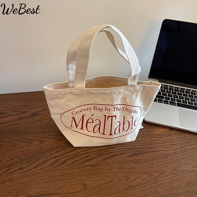 

Alphabet Canvas Tote Bag