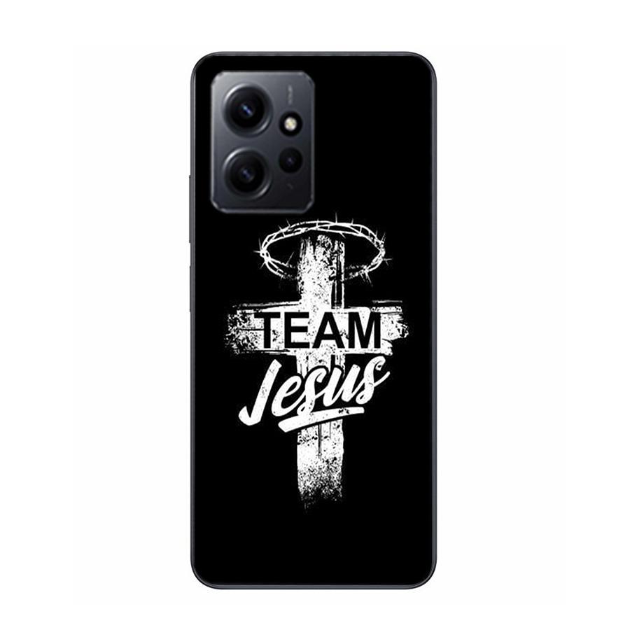 God Jesus Pray Phone Case For Redmi 12 13C 12C 15C 9 10 10C Note 13 Pro Plus 14 15 Pro 9T 9C 9A TPU Soft Cover Clear Cell Cases