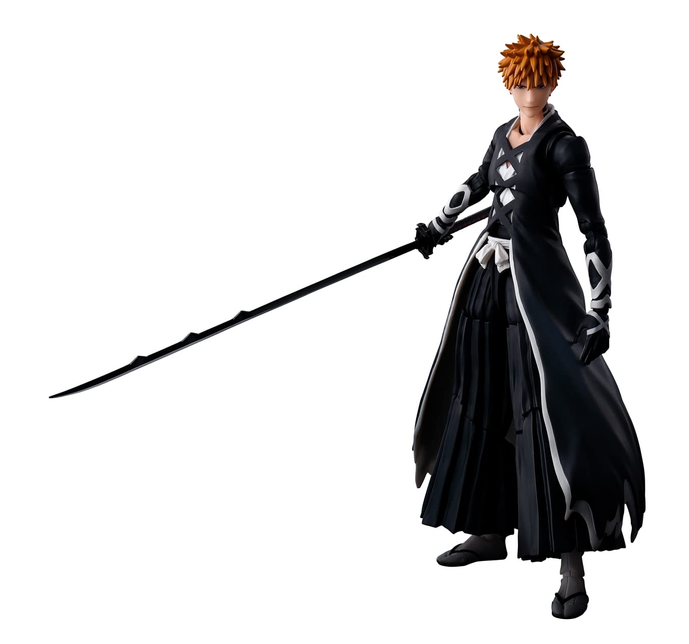 

TAMASHII NATIONS BLEACH Blood War Arc Kurosaki Ichigo Tensa 155mm ABS PVC Movable Figure S.H.Figuarts Thousand-Year -Bankai Zangetsu- Approx. &
