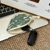 Flower Pull Type Key Bag Portable Cute Zero Wallet Multifunctional Ethnic Style Coin Purse  Key Bag