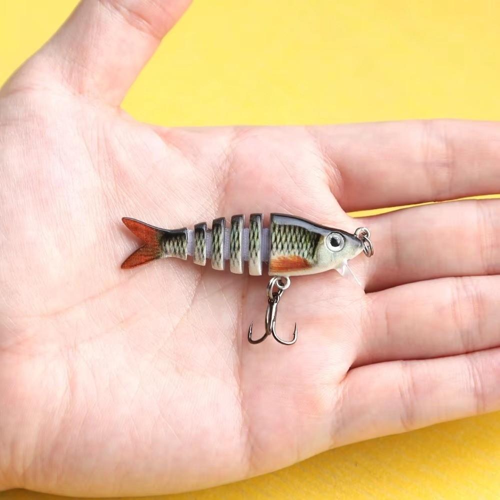 4.5g Weight Multi Section Bait 5.5cm Length Hard Bait Mini Lures Micro Bait  Sea Bass Fishing