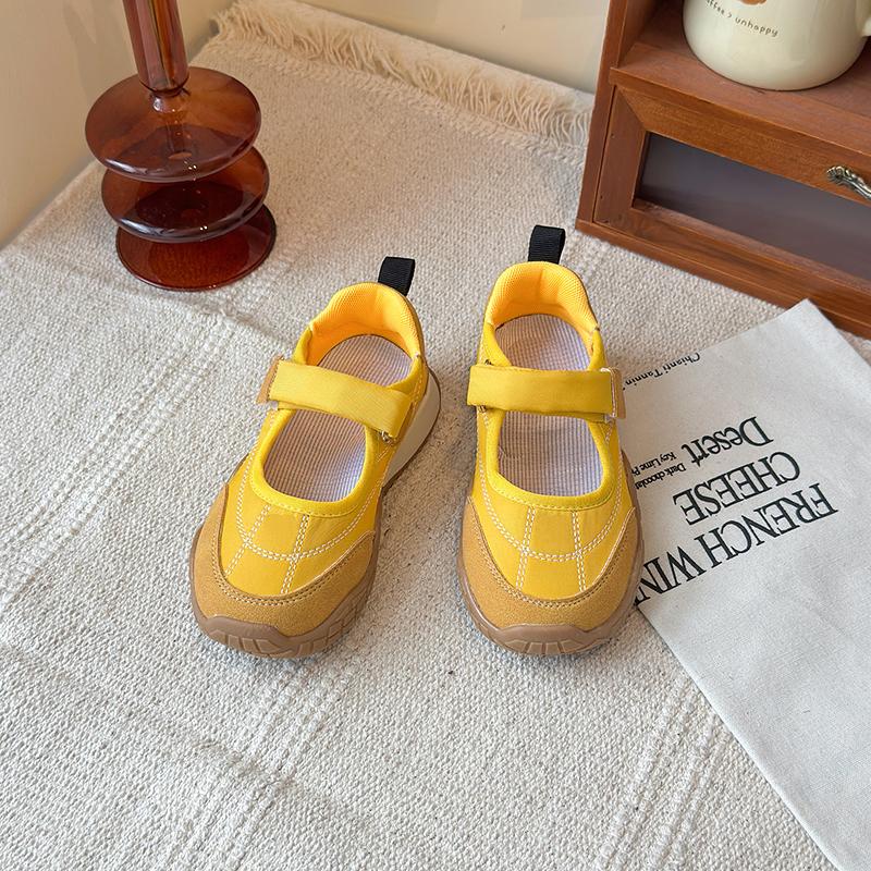 

Детская повседневная обувь Удобная мягкая подошва Детские теннисные кроссовки Нескользящие Модные 2025 Новая мода Студенческие кроссовки Инс Модные 26 жёлтый