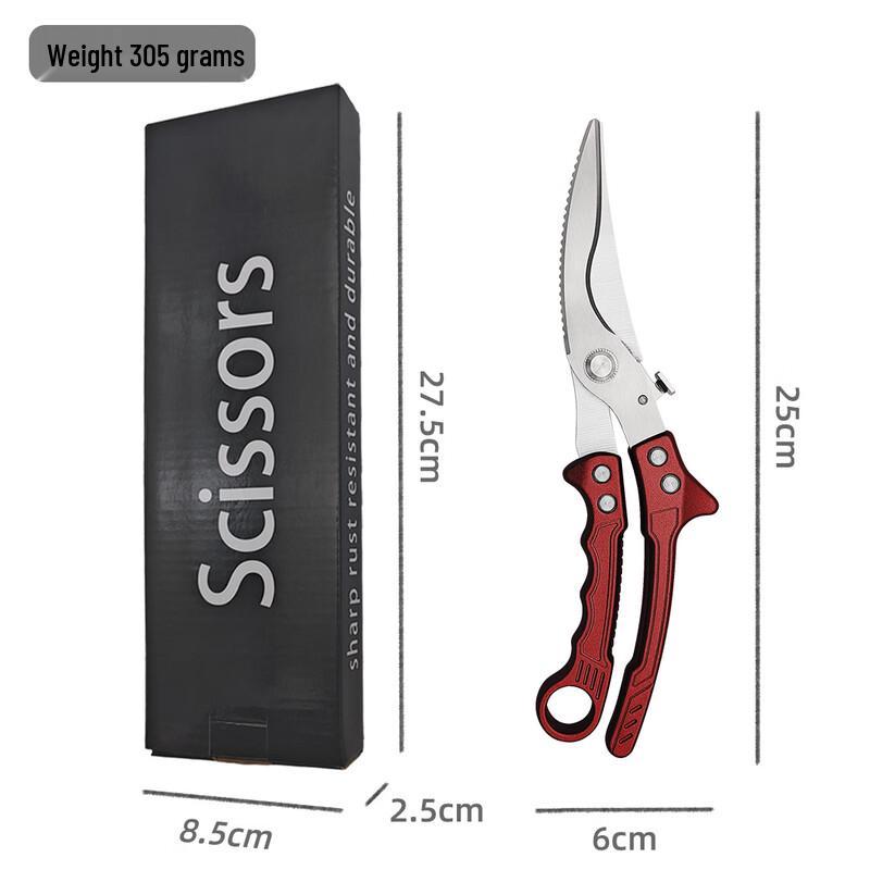 

Ru Han Dragon Tooth Stainless Steel Poultry Shears