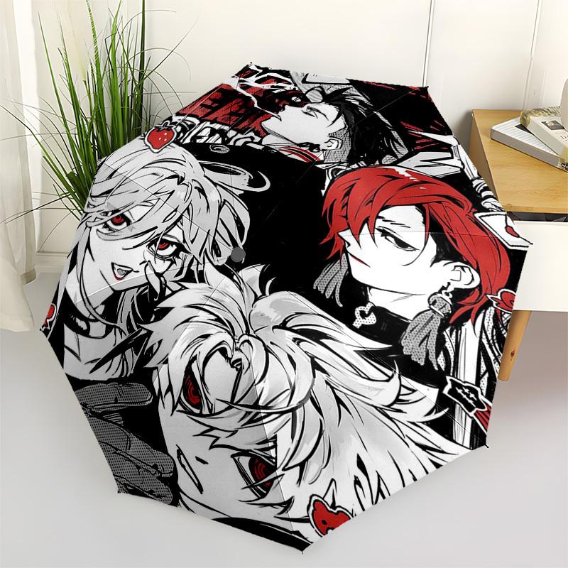 

1pc Outdoor Umbrella with Anime Characters | Automatic Opening/Closing | Portable Tri-Fold Design | 8-Rib Iron Frame | Perfect Gift for Fans, Traveler