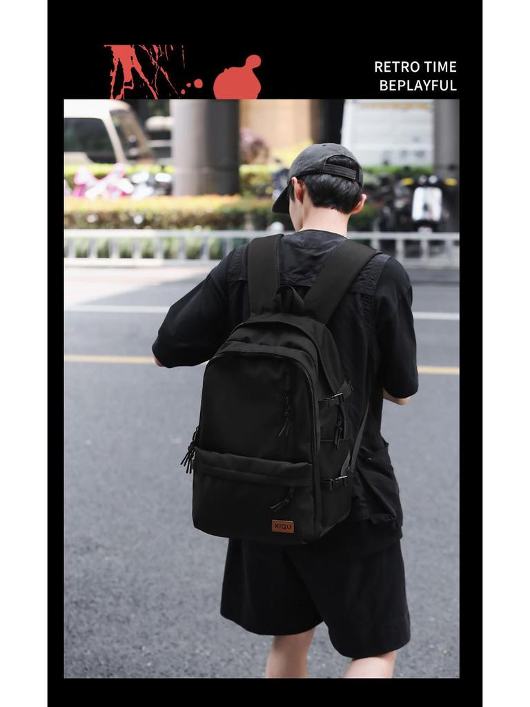 Large-Capacity Backpacks: Ideal for High School, Junior High Students, Men, Women, Casual Use & Travel; Includes Computer Compartments.