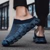 Women's Sandals Backless Walking Sneakers Summer Slip-on Mule Shoes Closed Toe Slippers for Men Plus Size 35-48