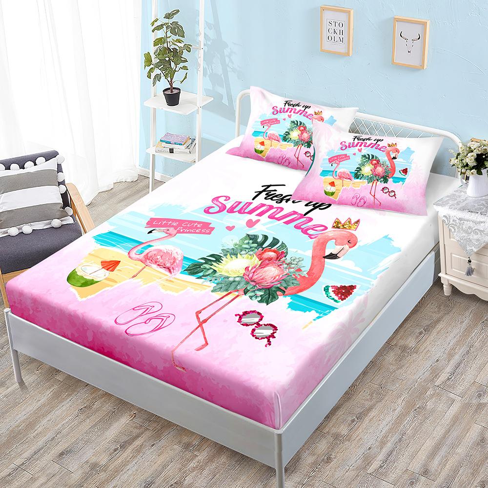 Animal Mattress Three-Piece Set, Bedspread, Pillowcase, Mattress Protective Cover, Dust-Proof And Non-Slip.
