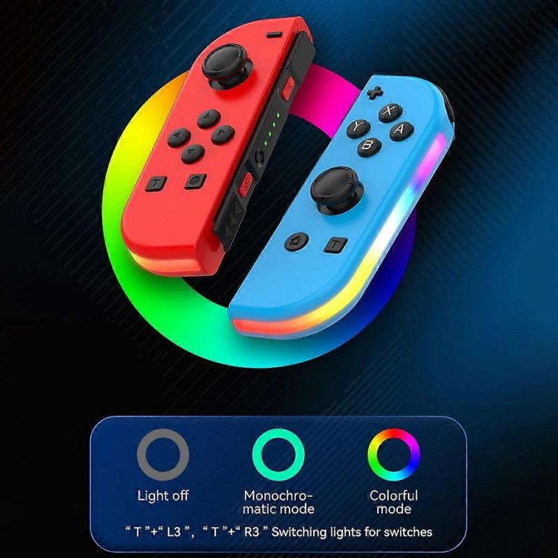 N8s JOY-02 1 Paar Drahtlose Controller für Nintendo Switch Spielekonsole d6m Bluetooth Gamepad mit
