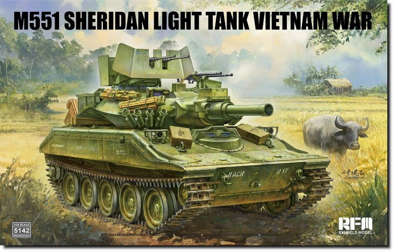 

Ryefield Models M551 Sheridan Vietnam Plastic Model RFM5142 1/35 (Tank)