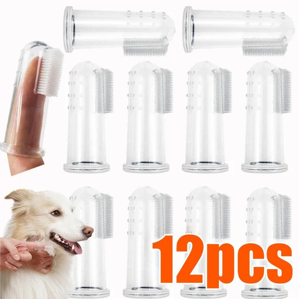 Teeth Cleaning For Dog Super Soft Finger Toothbrush Brush Clear Teeth Tool Cat Cleaning Pet Puppy Supplies Accessories