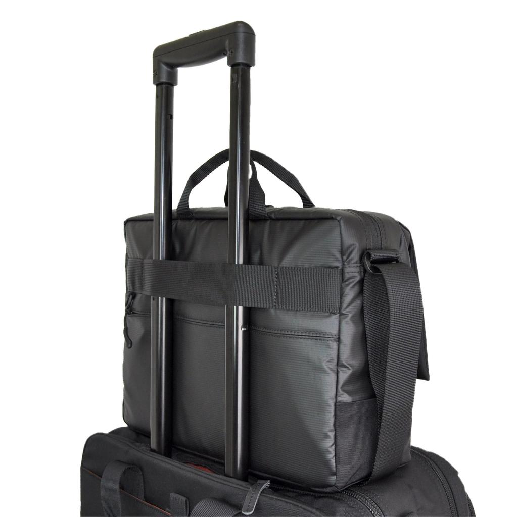 Manhattan Passage 5680BK A4 Flap Shoulder Bag 2.0, EST3, Unisex (Black)