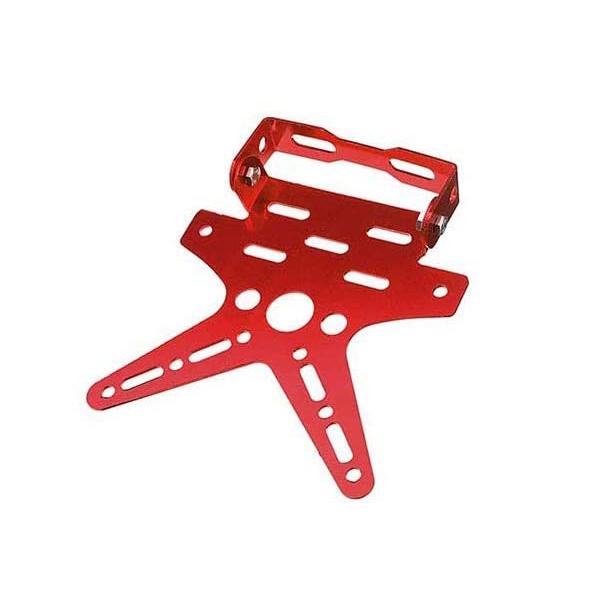 Uniwersalny Uchwyt Tablicy Rejestracyjnej Motocykla Mocowanie Wspornik Motocykl Terenowy Osłona Tablicy Rejestracyjnej Stop Aluminium