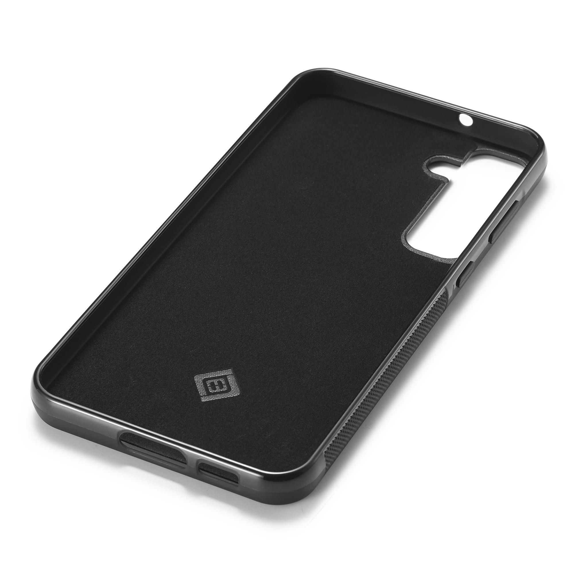 

LC.IMEEKE For Samsung Galaxy S24 FE Case Carbon Fiber Texture Leather+TPU+EVA Phone Cover A